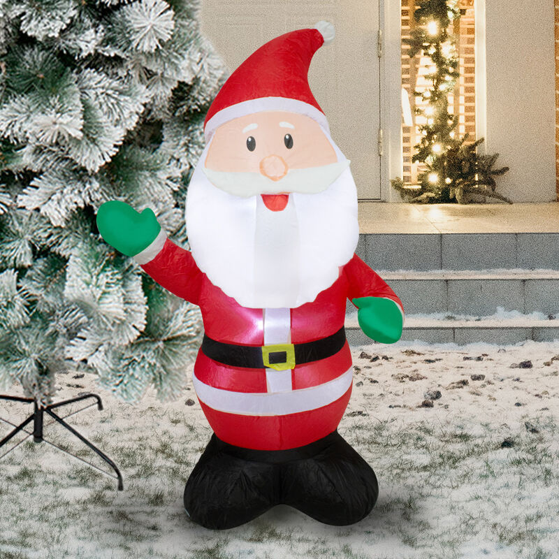 Santa Claus Inflable de 120 CM, Inflable con LE... image number null