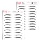 Tatuajes Temporales De Cejas Brows By Bossy Impermeables - Pack De 2 (negro)