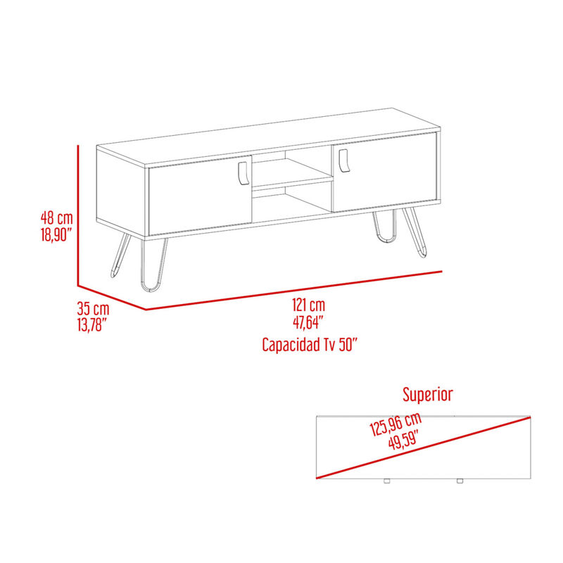 Mueble Para TV Modelo Huna De 50 pulgadas Color... image number null