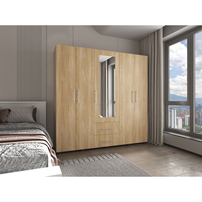 Closet Grays, Fresno Europeo y Wengue, puerta c... image number null