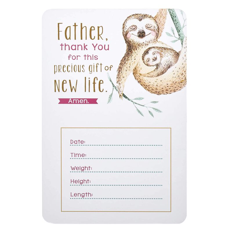 Tarjetas De Hitos Christian Art Gifts Para Beb&eacute;... image number null
