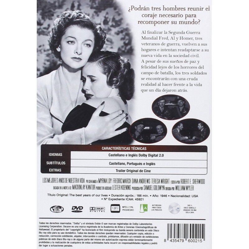 Los Mejores A&ntilde;os De Nuestra Vida [dvd] (1946) image number null