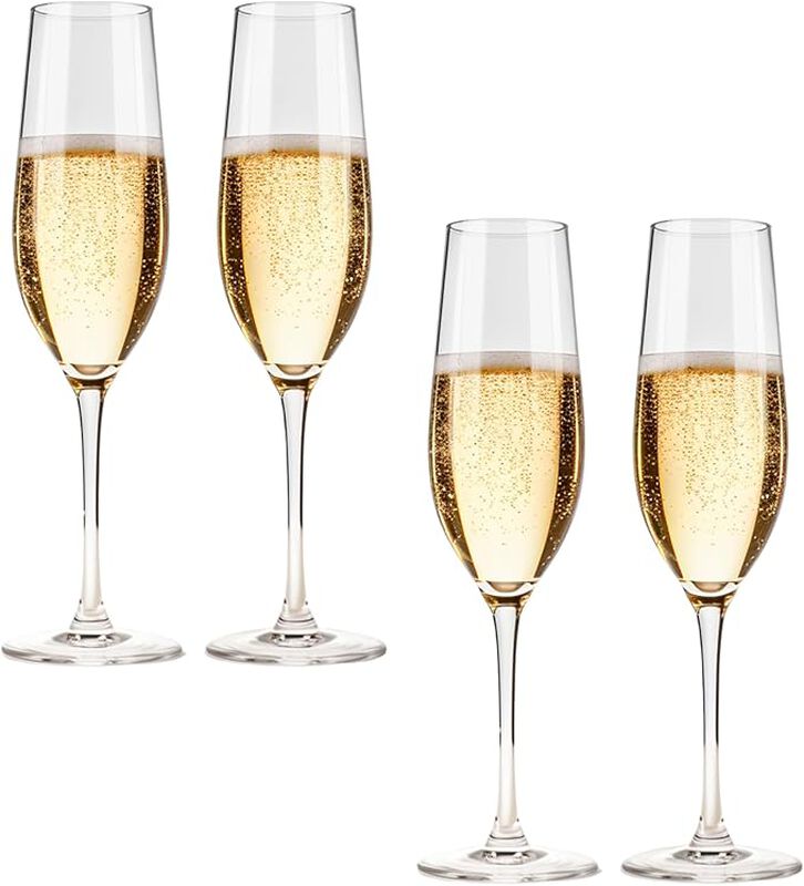 Set de 4 Copas Champagne 185 ml Bluelander image number null