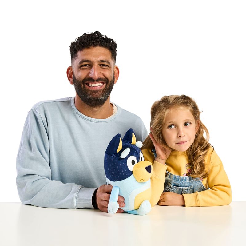 Peluche Parlante Bluey Bandit (pap&aacute;) De 14 Pulg... image number null