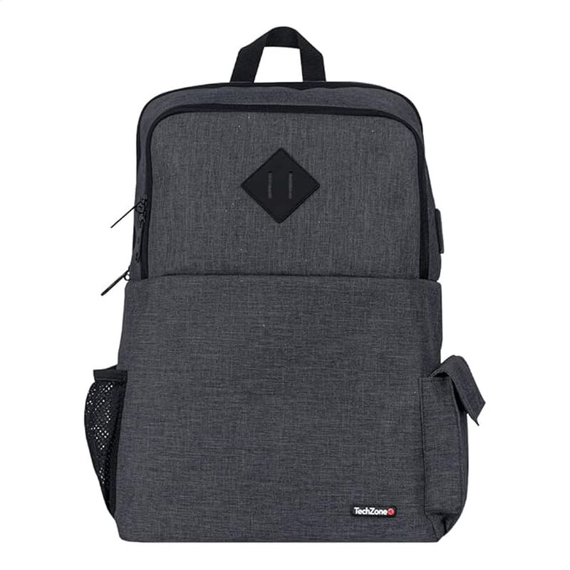 Mochila TechZone Gris Modelo True Porta Laptop ... image number null