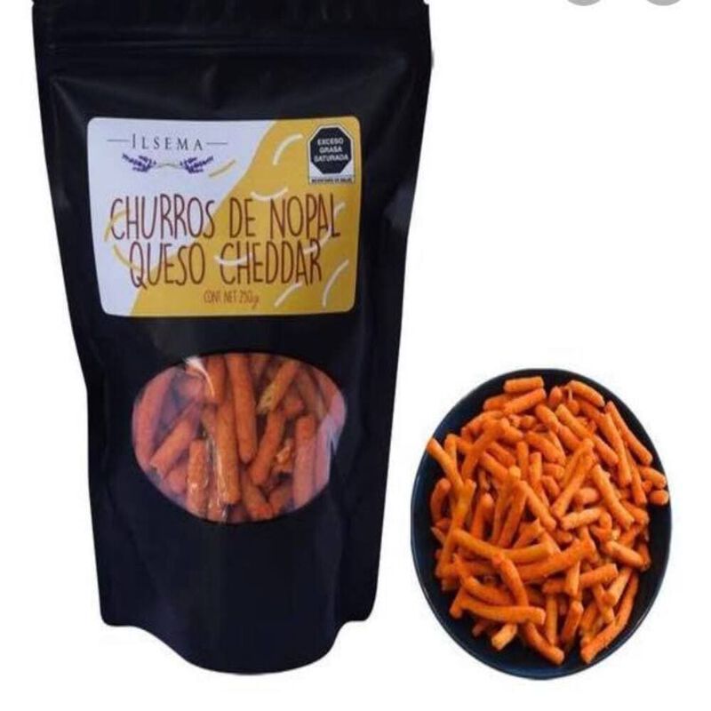 CHURRO DE NOPAL SABOR CHEDAR 60GR image number null
