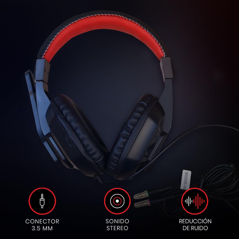 Audífonos Gamer Redragon Ares H120 Alámbrico. image number null