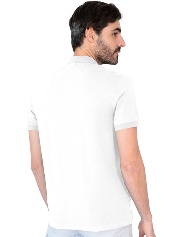 Playera Caballero Premium Cuello Con Cierre Bla... image number null