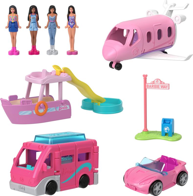 Set De Juguetes Barbie Mini Barbieland Con 4 Mi... image number null