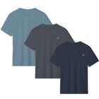 Set de 3 playeras Bark and Hide Playera Para Hombre Cuello Redondo Manga Corta Modelo Bark
