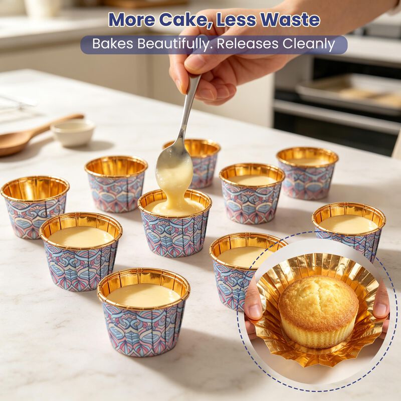 C&aacute;psulas De Aluminio Para Cupcakes Trusber 100 ... image number null
