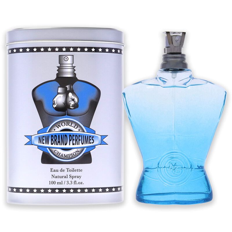 Perfume New Brand World Champion Blue Edt 100 M... image number null