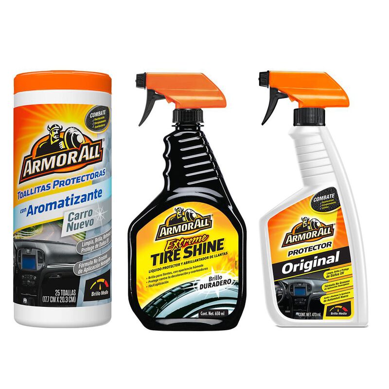 PROTECTOR INTERIORES, SPRAY BRILLO LLANTA, TOAL... image number null