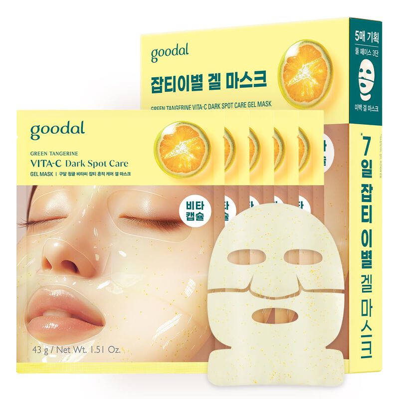 Mascarilla de Gel Goodal Green Tangerine Vita C... image number null