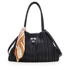 Bolsa Tote Grande Look Blisado Color Negro