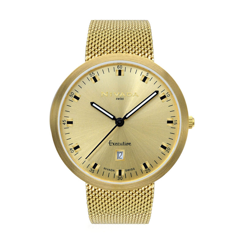 Reloj Nivada Executive Cab. Dor/Dor Carat Dorad... image number null