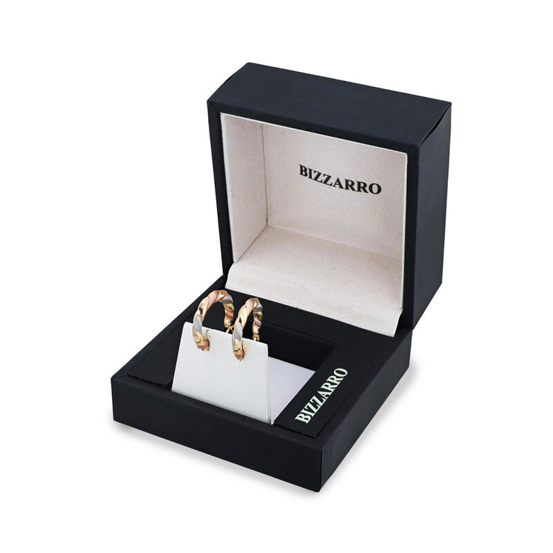 Arracadas De Oro Florentino 14k (21 Mm) Aprox image number null