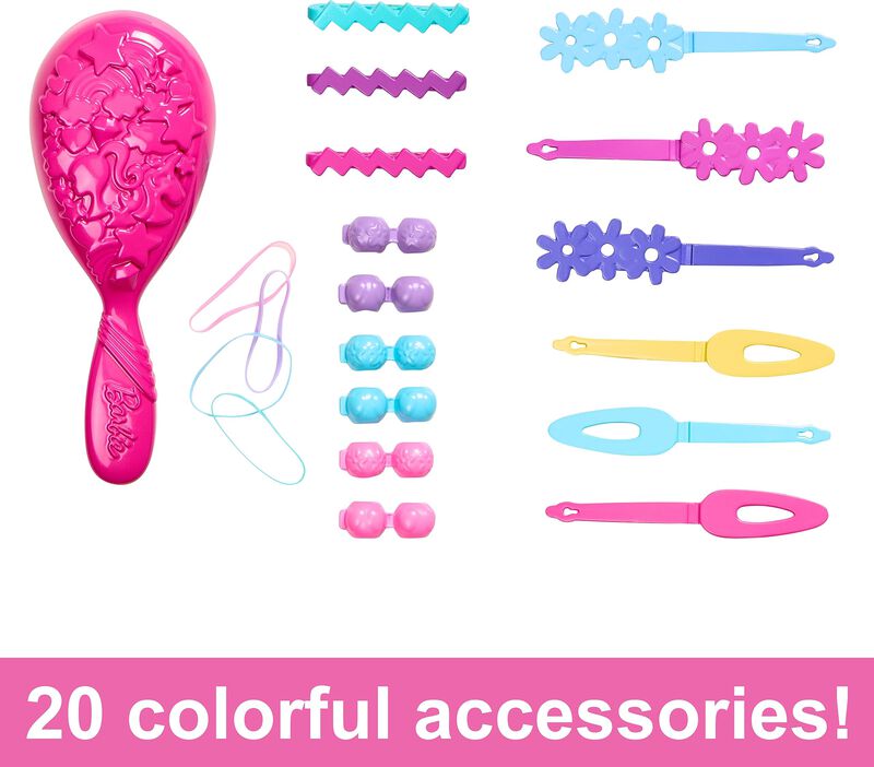 Mu&ntilde;eca Barbie Styling Head Con 20 Accesorios Co... image number null