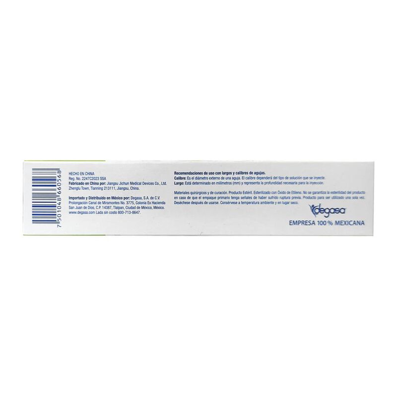 Jeringa Hipodermica Con Aguja  5ml 21g X 32mm C... image number null