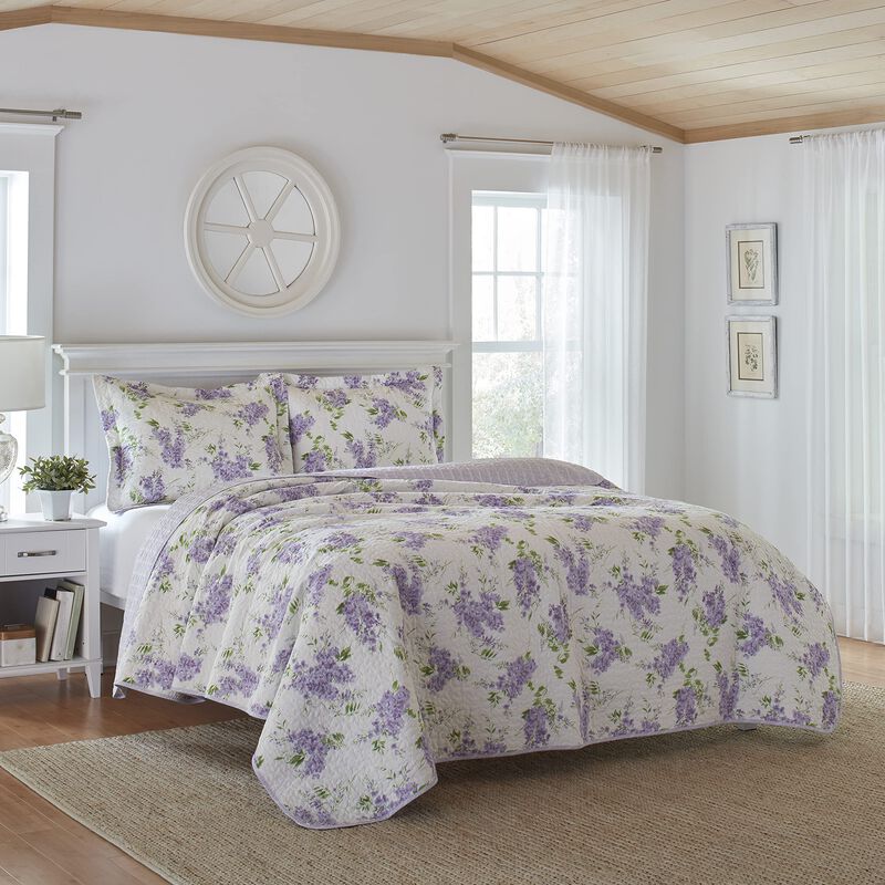 Juego De Colcha Laura Ashley Keighley, Reversib... image number null