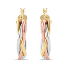 Arracadas Oro Florentino 10k 17x11mm | Bizzarro