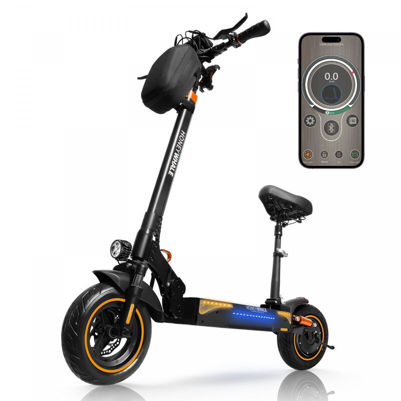 Scooter Eléctrico Honey Whale T4-A Negro image number null