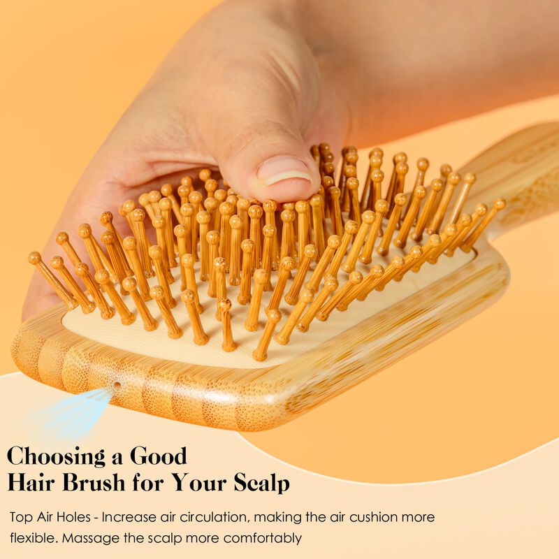 Cepillo De Pelo Gainwell Bamboo Hair Growth Par... image number null