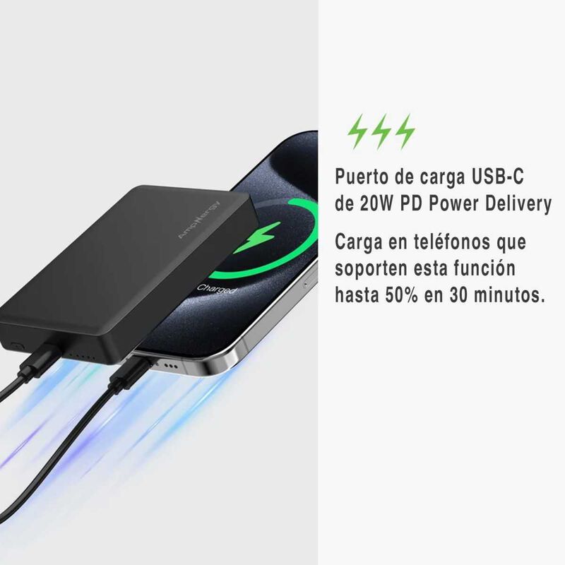 Bater&iacute;a Externa Ampnergy Powerbank Magvault 100... image number null