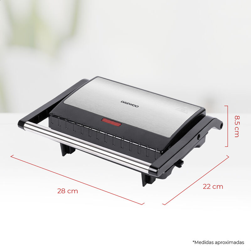 Parrilla Grill Daewoo Plancha Panini antiadhere... image number null