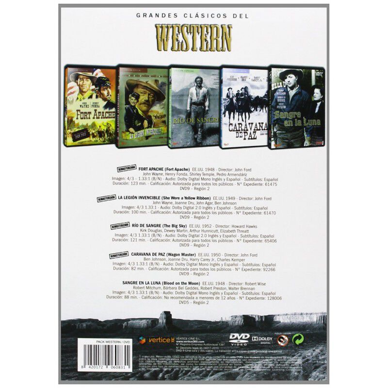 Paquete De Western (dvd) image number null