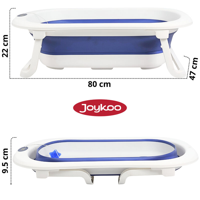 Bañera para Bebé Plegable con Cojín Tapón de Dr... image number null