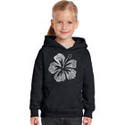 Sudadera Con Capucha Word Art Para Ni&ntilde;a - Mahalo - Negro