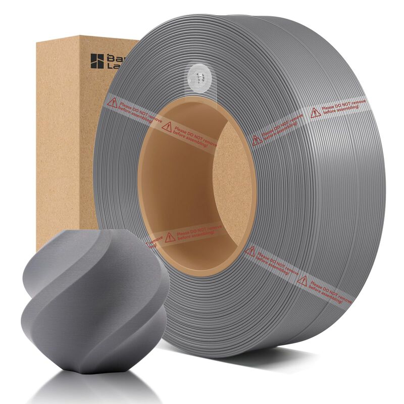 Filamento 3d Enomaker Bamboo Pla Mate 1 kg Gris... image number null