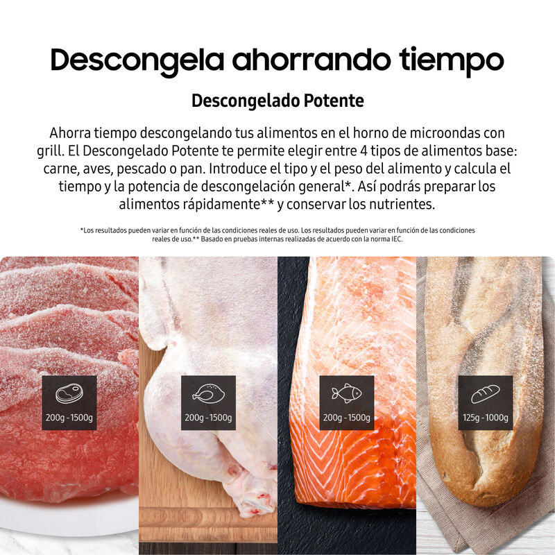 Horno De Microondas 40L Samsung Grill Power Def... image number null