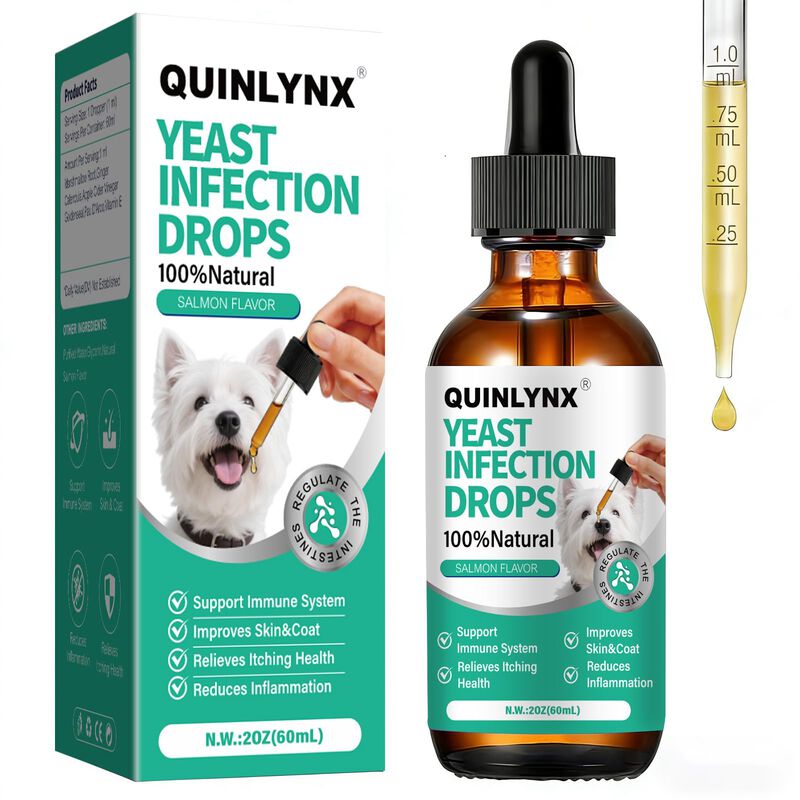Gotas Para Perros Contra Levadura Quinlynx 60 m... image number null