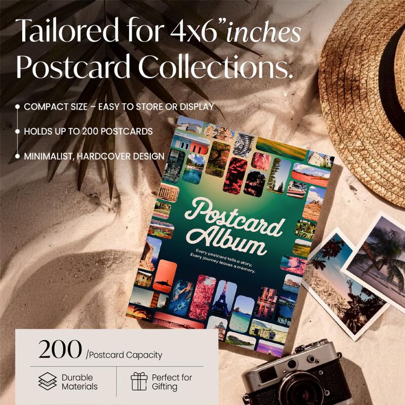 &Aacute;lbum De Postales Alvorn 4x6, Capacidad Para 20... image number null