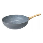 Wok Sarten Aluminio 28 cm HUDSON Granito Antihaderente