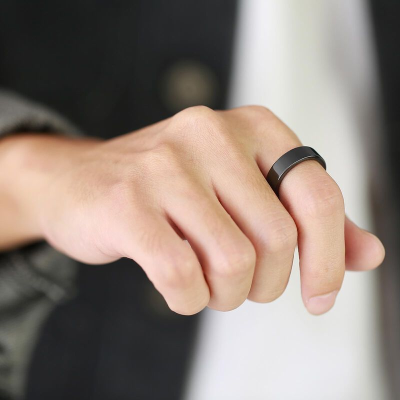 Anillo Brian T5577 125khz Zirconia Negro Us11# image number null