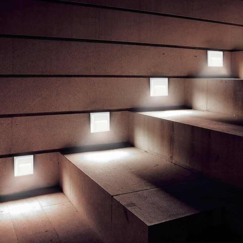 Lampara Muro Led Blanco 1w Luz Blanca Neutra Hl... image number null