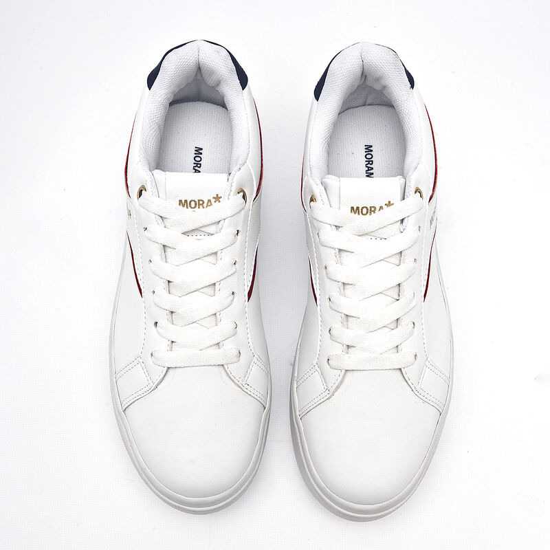 Moramora tenis para mujer blanco negro cod 1406... image number null