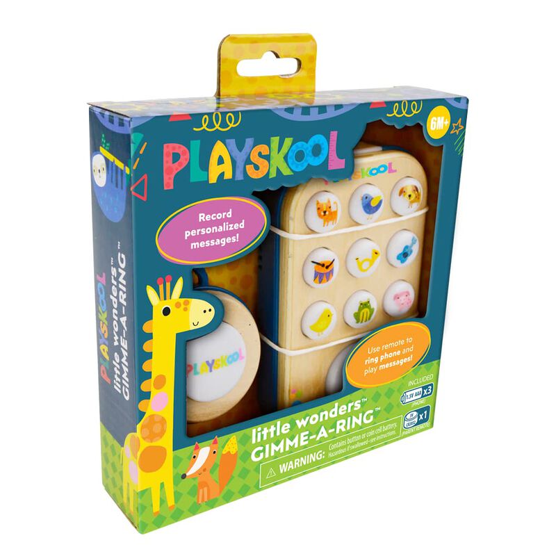 Toy Phone Playskool Gimme-a-ring Con Bot&oacute;n De G... image number null