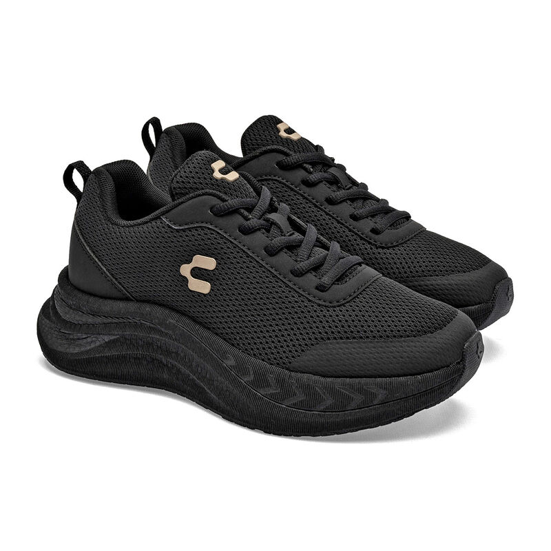 Charly Tenis Deportivo Negro Para Mujer 143536c... image number null
