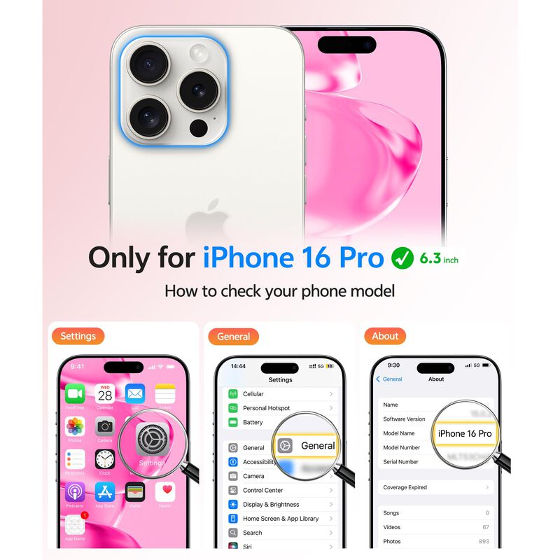 Funda FNTCASE para iPhone 16 Pro con MagSafe y ... image number null