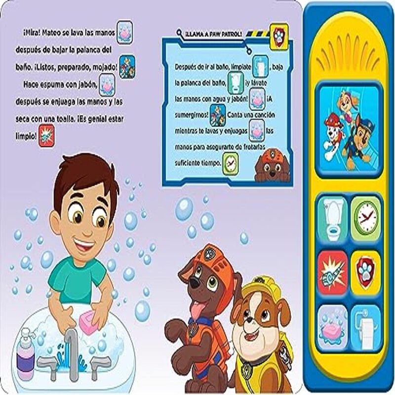 Es Hora de ir al Ba&ntilde;o: Libro con 7 Botones de S... image number null