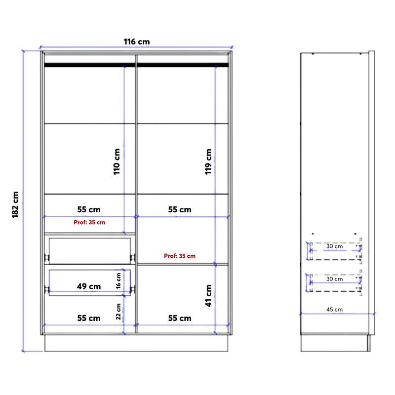 Closet Bertolini 1136 Legno image number null