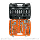 Juego de 172 Herramientas 1/4' 3/8' y 1/2' Mm P/Mec&aacute;nico