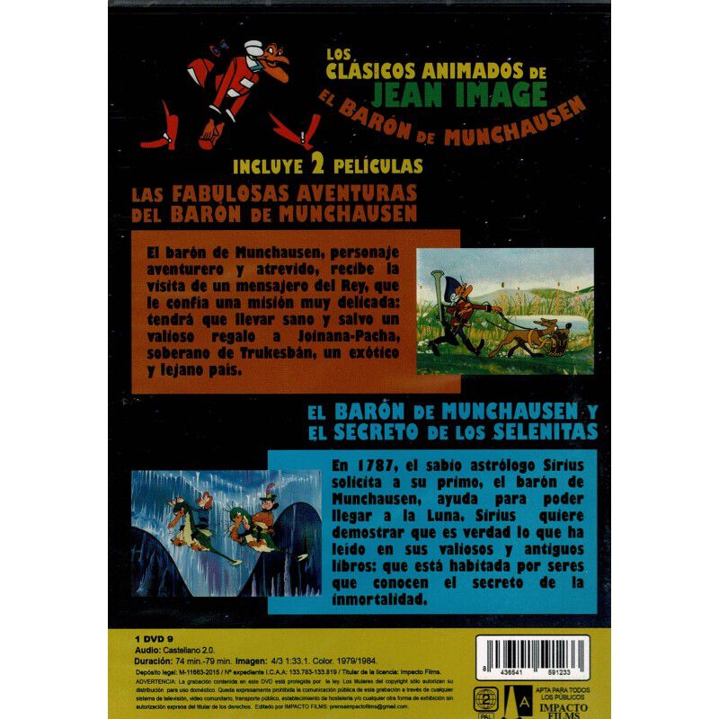 El Bar&oacute;n De Munchausen [DVD] (1979,1984) Le Sec... image number null