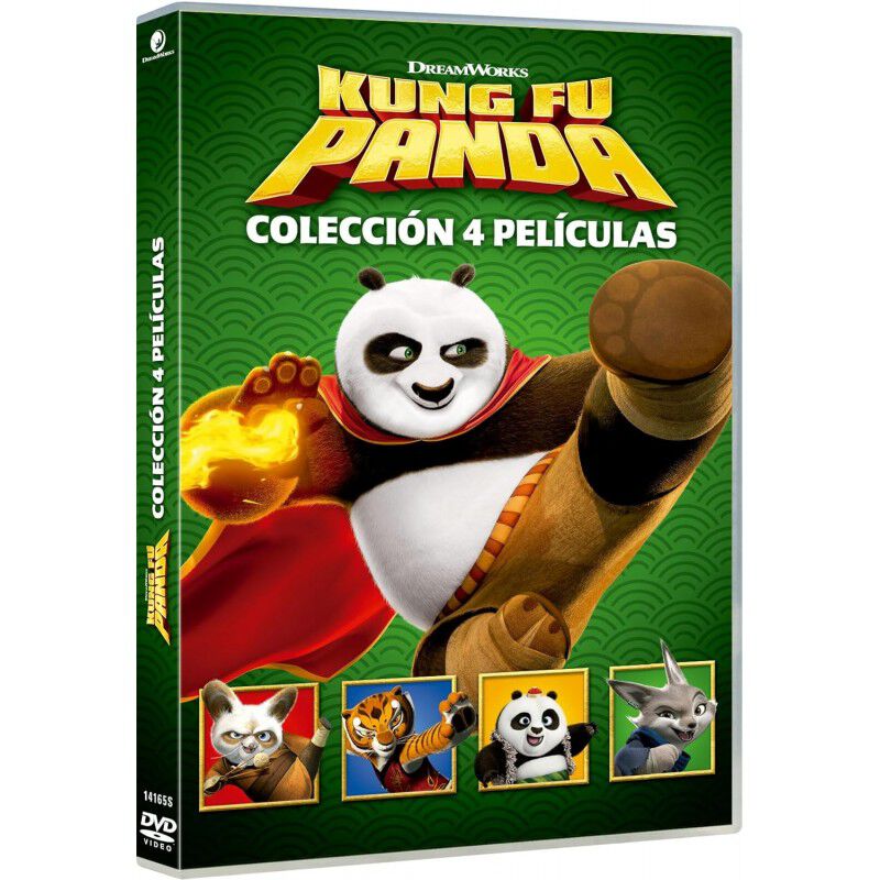 Paquete de Kung Fu Panda 1-4 [DVD] (2008, 2011,... image number null