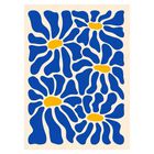 Cuadro Decorativo Impreso 60x80cm Margaritas Azules