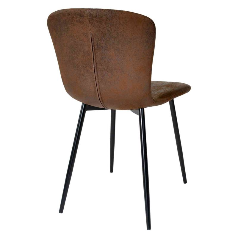 Set Juego 4 Sillas Comedor Cocina Ante Suede Ga... image number null